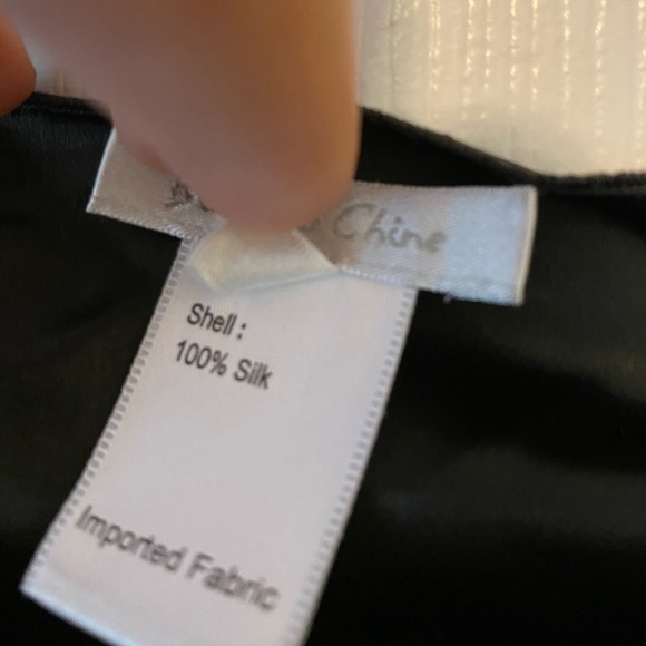 Black Blanc de Chine Formal Blouse - Picture 7 of 10